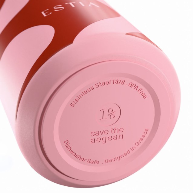 Θερμός Lens Save The Aegean 360ml Coral Waves