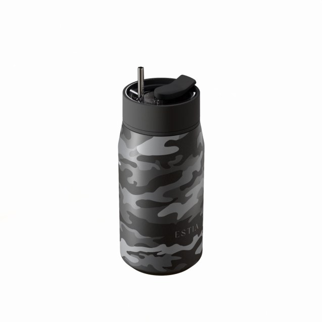 Estia Θερμός Lens Save The Aegean 360ml Dark Camo