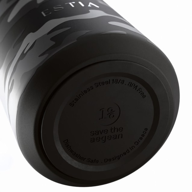 Estia Θερμός Lens Save The Aegean 360ml Dark Camo