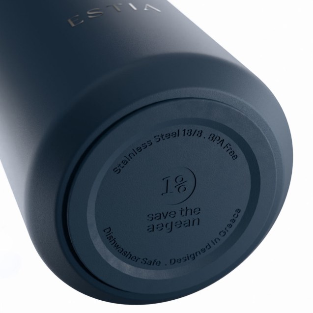 Estia Θερμός Lens Save The Aegean 360ml Indigo