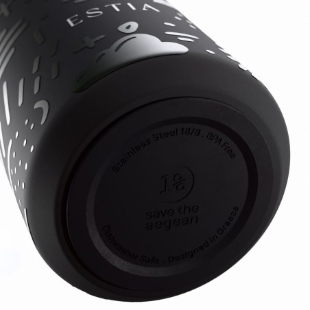 Estia Θερμός Lens Save The Aegean 360ml Noir Echo