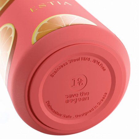Estia Θερμός Lens Save The Aegean 360ml Orange Pop