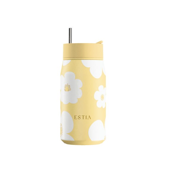 Estia Θερμός Lens Save The Aegean 360ml Yellow Daisy