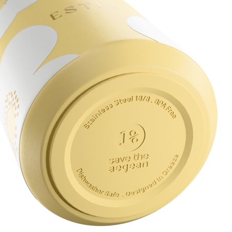 Estia Θερμός Lens Save The Aegean 360ml Yellow Daisy