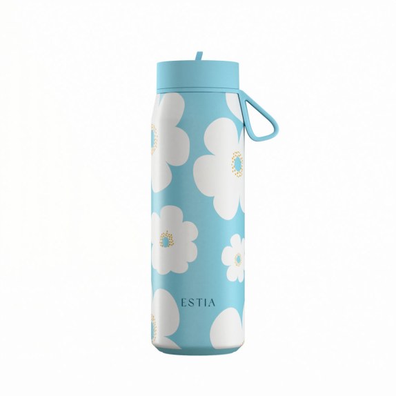 Estia Θερμός Pulse Save The Aegean 500ml Blue Daisy