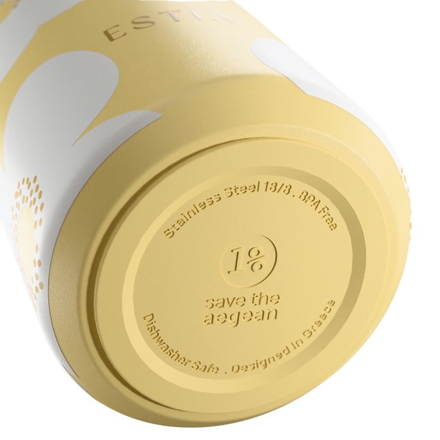 Estia Θερμός Pulse Save The Aegean 500ml Yellow...