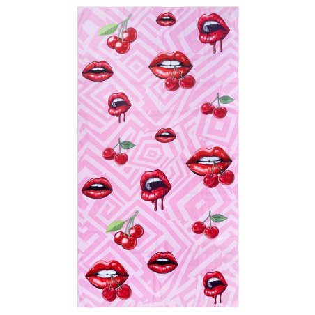 Estia Πετσέτα Θαλάσσης Microfiber Με Τσαντάκι Blush Pop