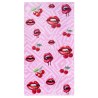 Estia Πετσέτα Θαλάσσης Microfiber Με Τσαντάκι Blush Pop