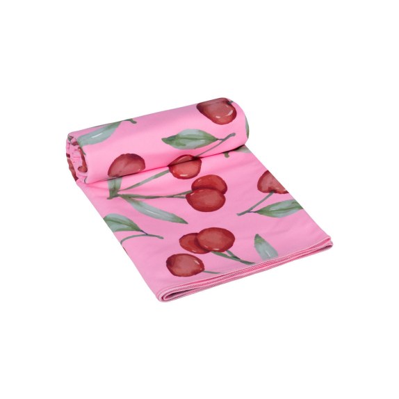 Estia Πετσέτα Θαλάσσης Microfiber Με Τσαντάκι Cherry Rose