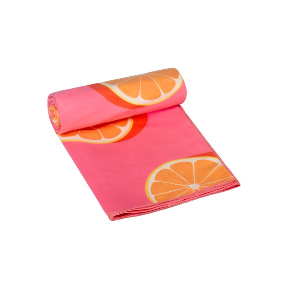 Estia Πετσέτα Θαλάσσης Microfiber Με Τσαντάκι Orange Pop