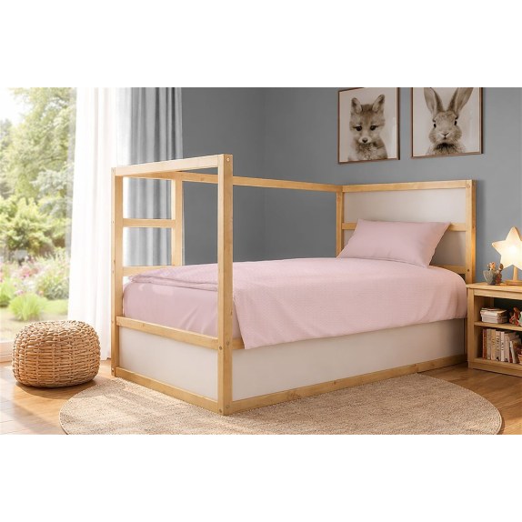 Κουβέρτα Πικέ Μονή Dimcol 165x270 English Rose