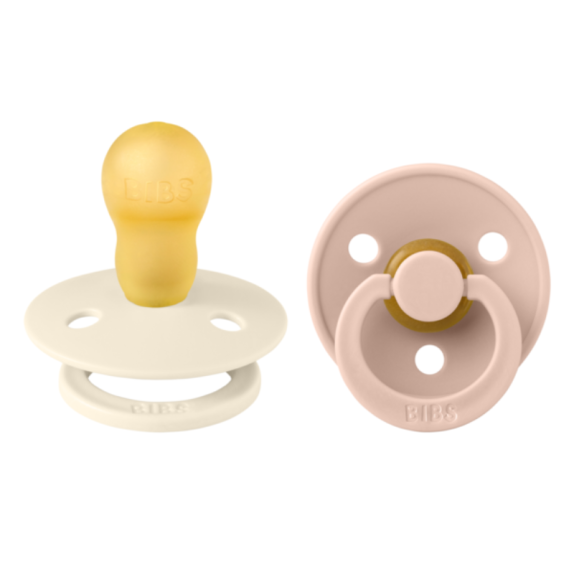 Πιπίλες 2 Τεμαχίων BIBS Colour Ivory Blush