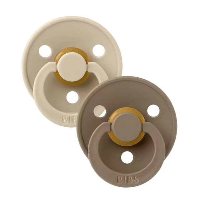 Πιπίλες 2 Τεμαχίων BIBS Colour Vanilla Dark Oak