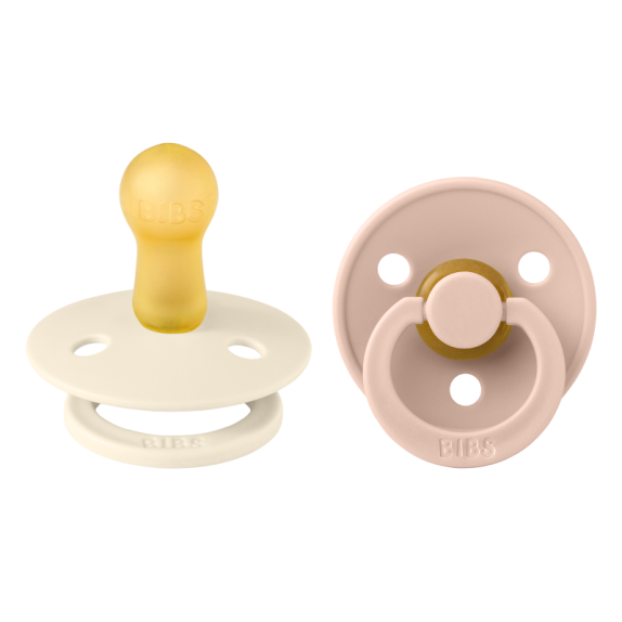 Πιπίλες 2 Τεμαχίων BIBS Colour Ivory Blush No. 2