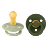 Πιπίλες 2 Τεμαχίων BIBS Colour Sage Hunter Green No. 2