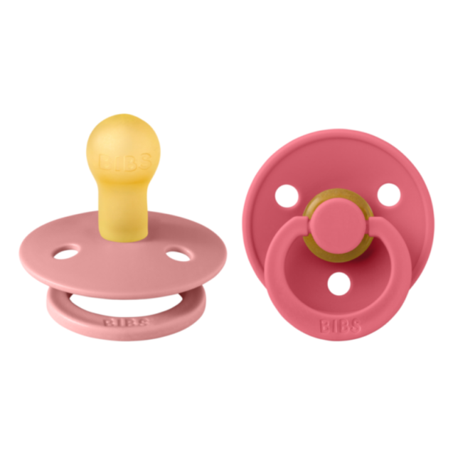 Πιπίλες 2 Τεμαχίων BIBS Colour Dusty Pink Coral...