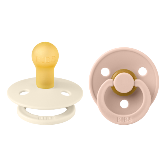 Πιπίλες 2 Τεμαχίων BIBS Colour Ivory Blush No. 1