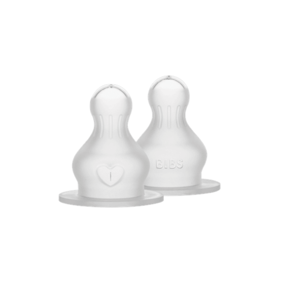 Σετ Θηλές Στρογγυλές Silicone Αργής Ροής 0+ Μηνών Bibs