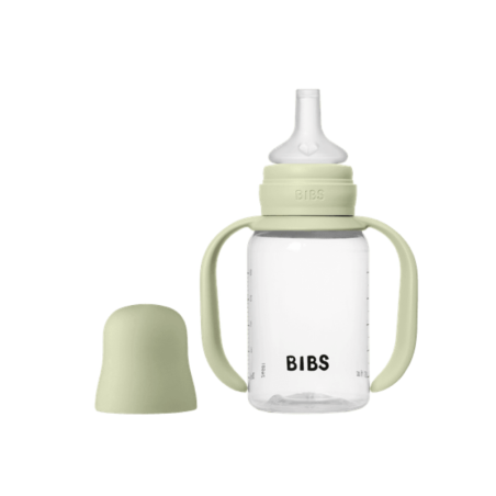 Μπιμπερό Μετάβασης Πλαστικό Spout με Θηλή Silicone 150 ml Bibs Sage