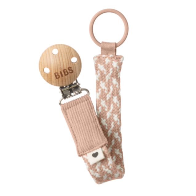 Κλιπ Πιπίλας Bibs Blush/Ivory