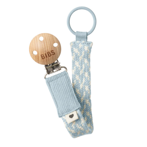 Κλιπ Πιπίλας Bibs Baby Blue/Ivory