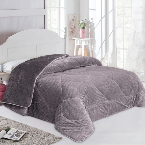 Κουβερτοπάπλωμα Υπέρδιπλο Dimcol 700 gr/m² 1960 Grey 220x240