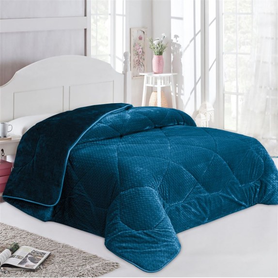 Κουβερτοπάπλωμα Μονό Dimcol 700 gr/m² 1960 Petrol 160x220