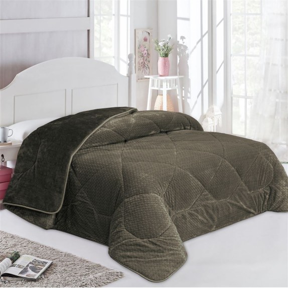 Κουβερτοπάπλωμα Μονό Dimcol 700 gr/m² 1960 Olive 160x220