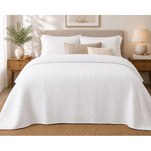Κουβέρτα Πικέ Le Blanc Sanforized New Cotton...