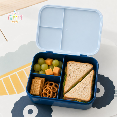 Δοχείο Φαγητού A Little Lovely Company Bento Με Χωρίσματα Dump Truck  900ml LBDTBU60