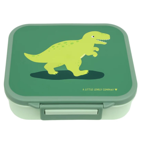 Δοχείο Φαγητού A Little Lovely Company Bento Με Χωρίσματα Dinosaur 900ml LBDIGR62