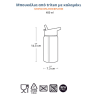 Παγούρι Από Tritan Α Little Lovely Company Jungle 450ml DBJUMI96