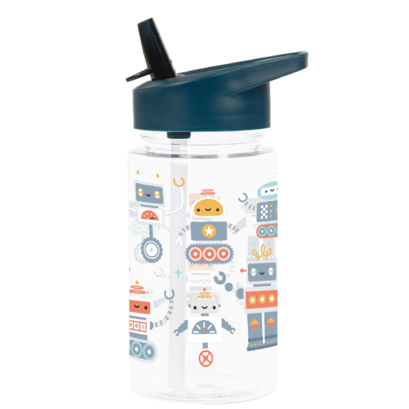 Παγούρι Από Tritan Α Little Lovely Company Robots 450ml...