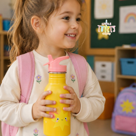 Μπουκάλι Ανοξείδωτο Ατσάλι Α Little Lovely Company Shooting Star 350ml DBSMSS113