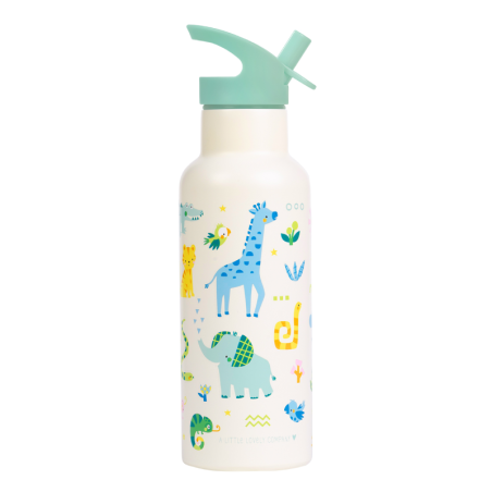 Παγούρι Ανοξείδωτο Διπλό Τοίχωμα Α Little Lovely Company XL Jungle 500ml DBSXJU105