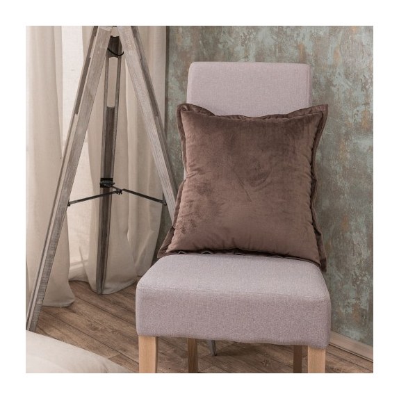 Μαξιλαροθήκη Teoran Velvet 03 - 45x45cm με γέμιση