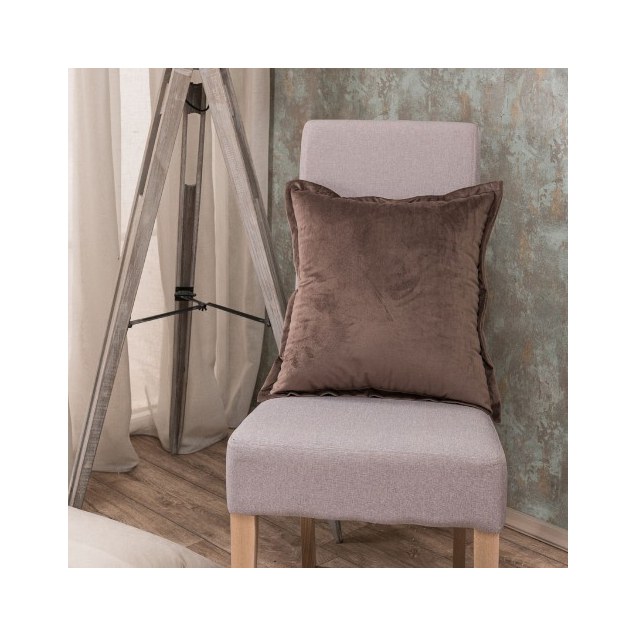 Μαξιλαροθήκη Teoran Velvet 03 - 45x45cm με γέμιση