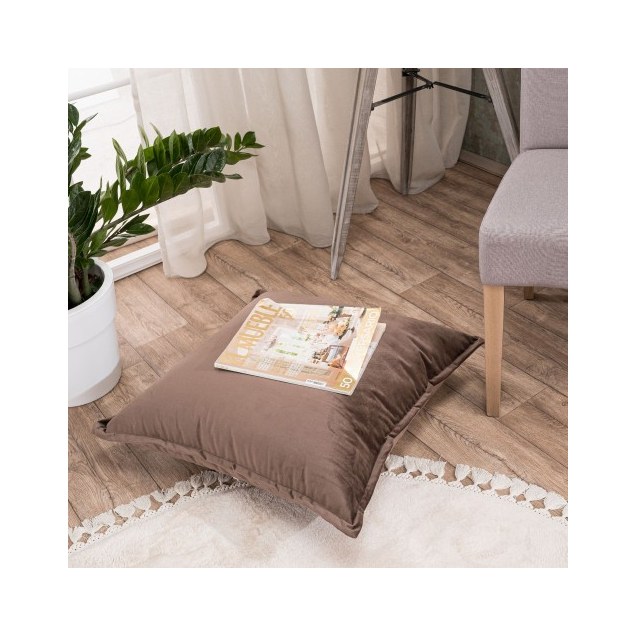 Μαξιλαροθήκη Teoran Velvet 03 - 45x45cm με γέμιση
