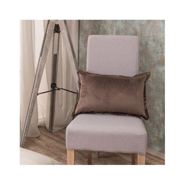 Μαξιλαροθήκη Teoran Velvet 03 - 30x50cm με γέμιση