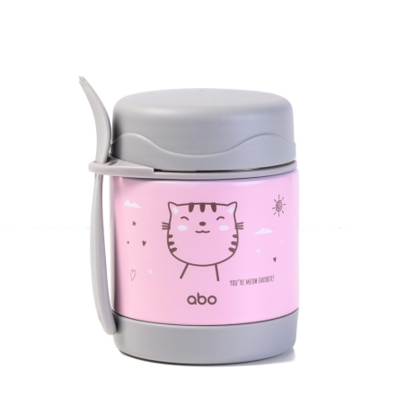 ΑΒΟ Θερμος Φαγητου 300Ml Με Κουταλοπιρουνο You'Re Meow Favorite