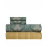 Σετ Σεντόνια Υπέρδιπλα 4 Τεμαχίων Kentia Alexei 02 Sage-Dark Green-Mustard-Beige 240x270
