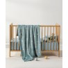 Κουβέρτα Fleece Κούνιας Kentia Arcturo Soft Blue-White 100x140
