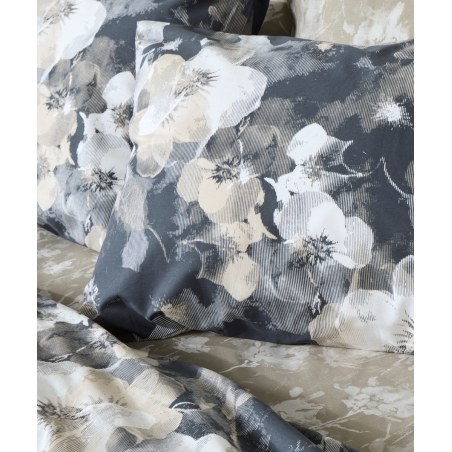 Σετ Παπλωματοθήκη Υπέρδιπλη 3 Τεμαχίων Kentia Azaro Blue-Beige-White 225x245