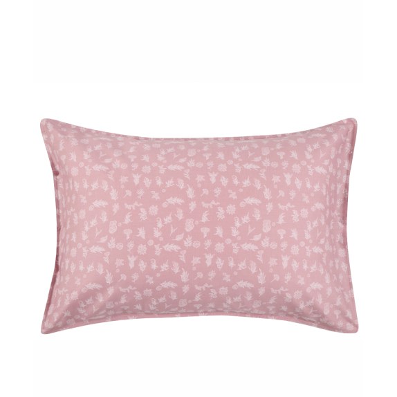 Σετ Μαξιλαροθήκες 2 Τεμαχίων Kentia Brighton A Pink-White...
