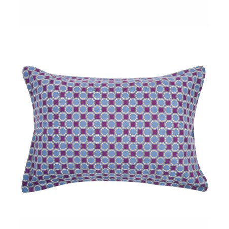 Σετ Μαξιλαροθήκες 2 Τεμαχίων Kentia Chaos Mauve-Grey-Orange 50X70