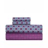 Σετ Σεντόνια Υπέρδιπλα 4 Τεμαχίων Kentia Chaos Mauve-Grey-Orange 240x270