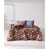 Κουβερτοπάπλωμα Υπέρδιπλο Kentia Cortney Terracotta-Green-Blue-Pink 220x240