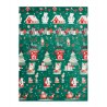 Παιδική Κουβέρτα Fleece Μονή Kentia Cupid Green-Red-White 160x220