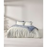 Σετ Παπλωματοθήκη King Size 3 Τεμαχίων Kentia Elsy 01 Beige- Raf Blue 260x240