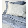 Σετ Παπλωματοθήκη King Size 3 Τεμαχίων Kentia Elsy 01 Beige- Raf Blue 260x240